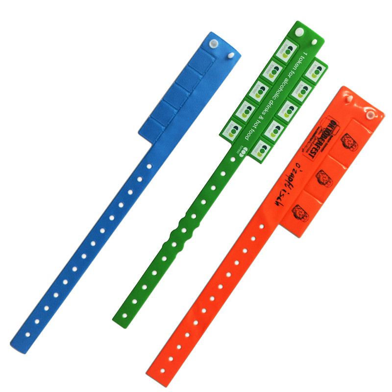 tabbed vinyl wristbands,Vinyl Wristbands