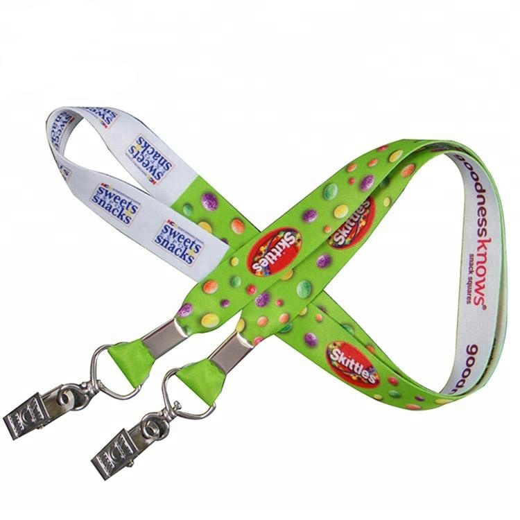 Double Clip Lanyards,Custom Lanyards