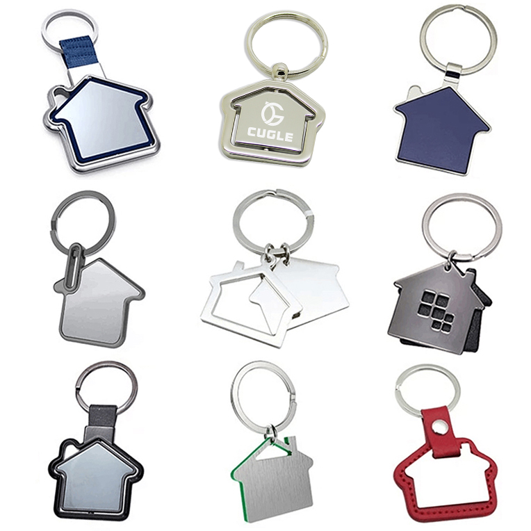 Metal House Keyring,Metal Keyrings