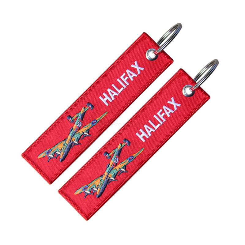 Embroidery keychainwoven keyrings