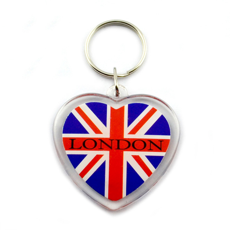 Heart Acrylic Keyring,Acrylic Keyrings