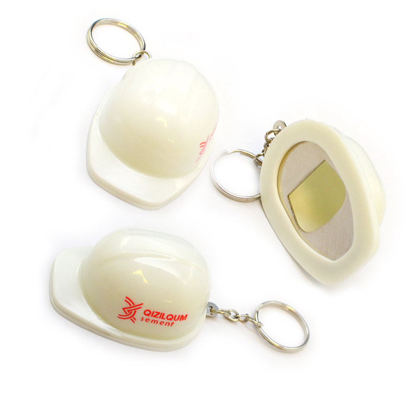 Hard Hat Opener Keyring,Plastic Keyrings