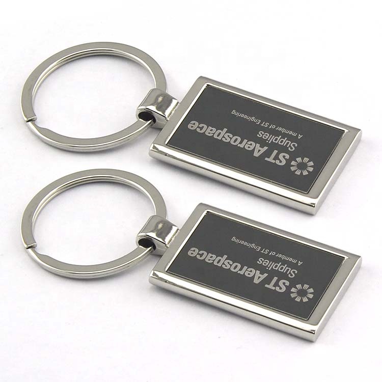 Rectangle Metal Key Ring,Metal Keyrings