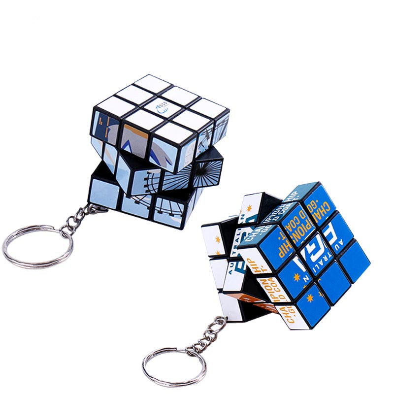 3x3 Rubik's Cube Keychain,Magic Cubes